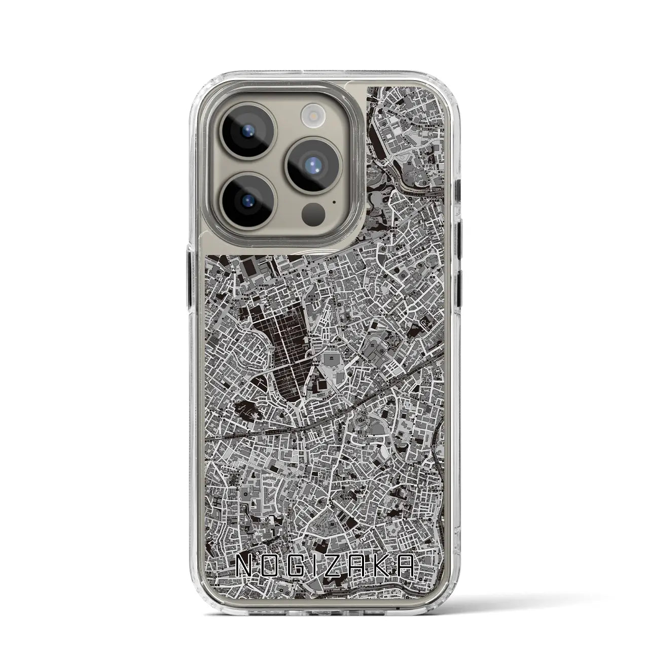 【乃木坂(東京都)】地図柄iPhoneケース(MagSafeタイプ)