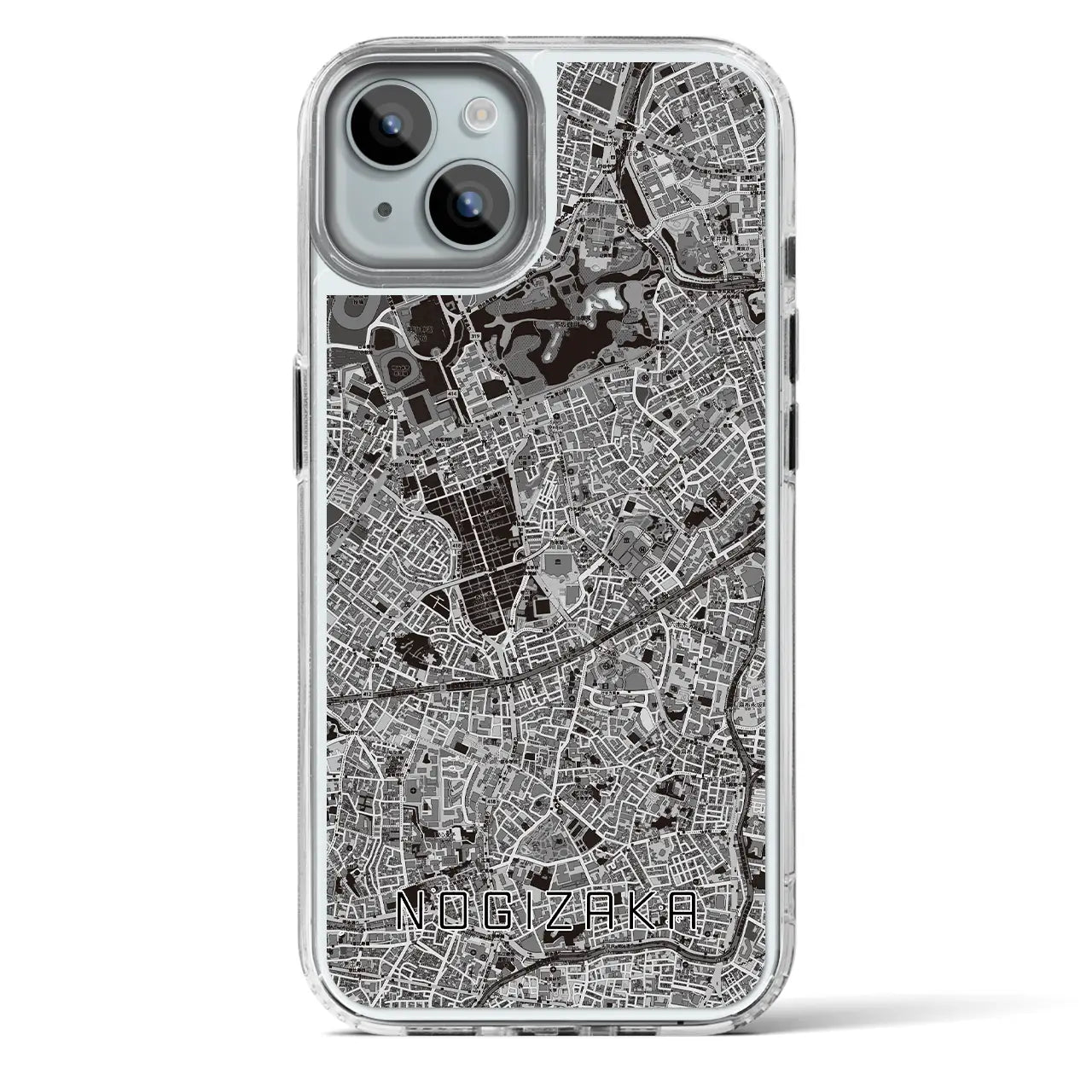 【乃木坂(東京都)】地図柄iPhoneケース(MagSafeタイプ)