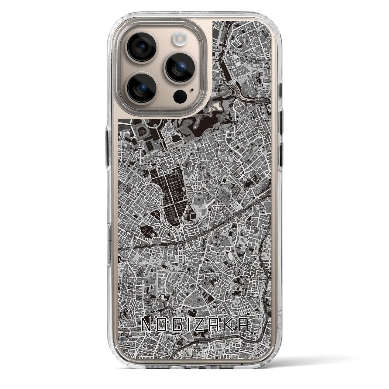 【乃木坂(東京都)】地図柄iPhoneケース(MagSafeタイプ)