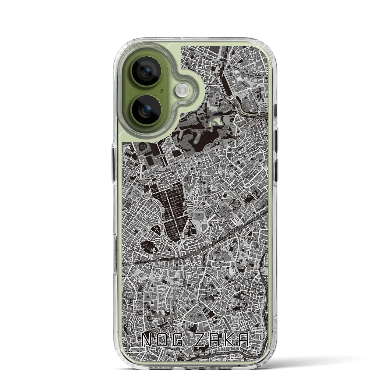 【乃木坂(東京都)】地図柄iPhoneケース(MagSafeタイプ)