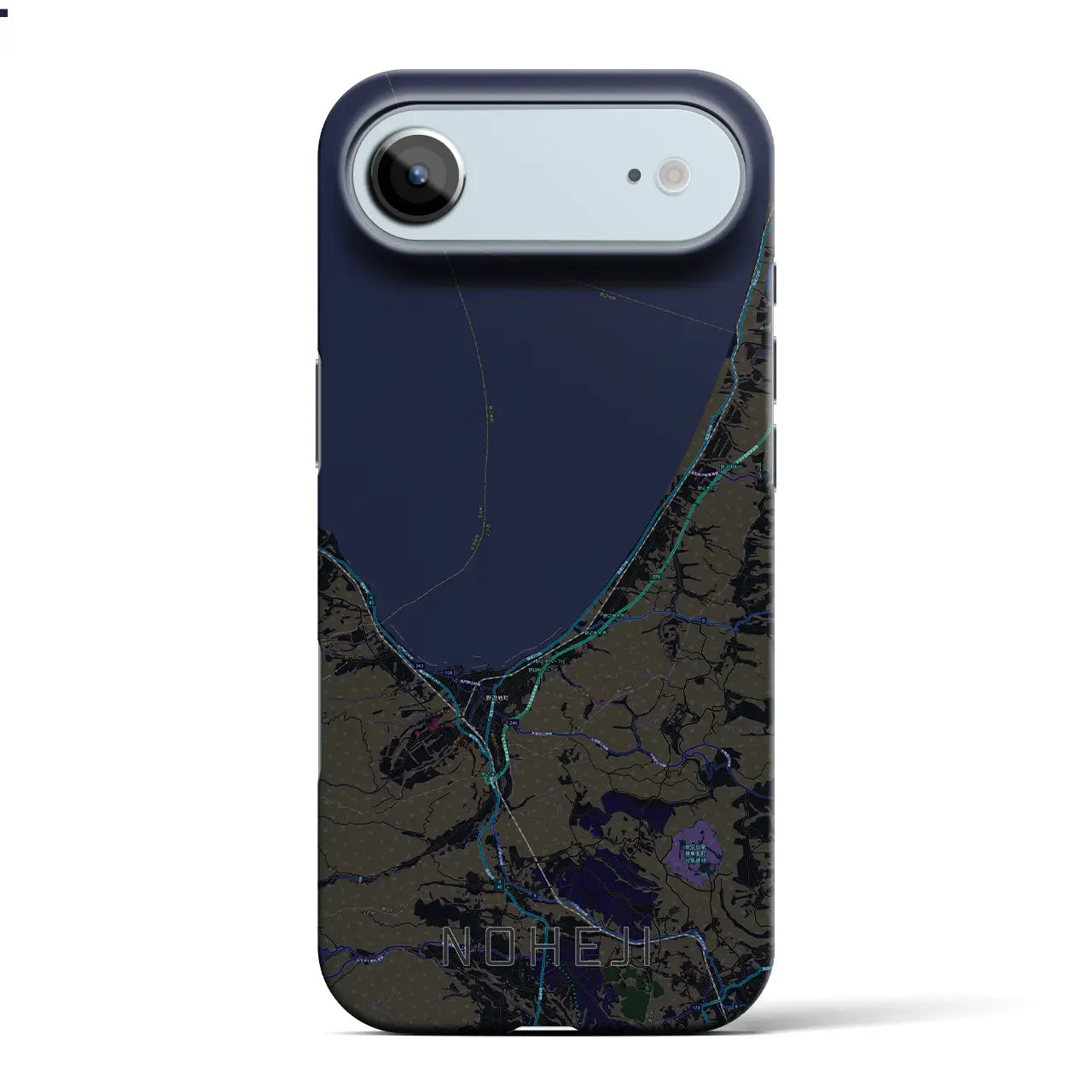 【野辺地(青森県)】地図柄iPhoneケース(バックカバータイプ)