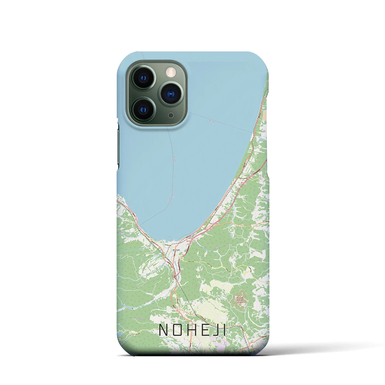 【野辺地(青森県)】地図柄iPhoneケース(バックカバータイプ)