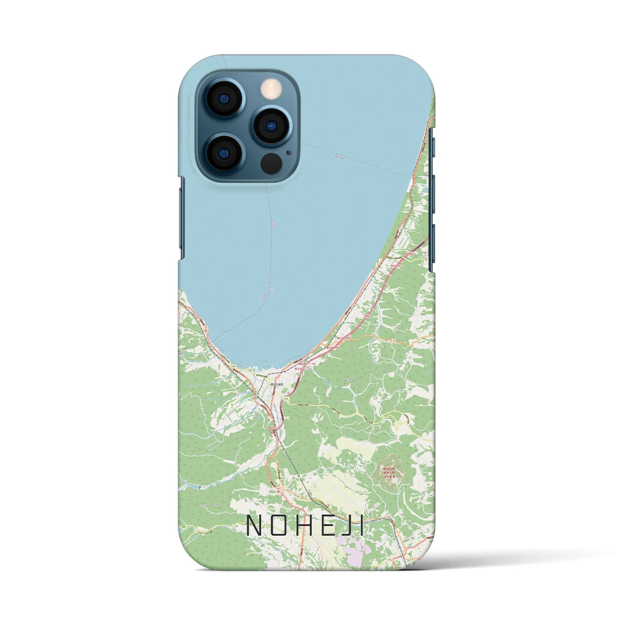【野辺地(青森県)】地図柄iPhoneケース(バックカバータイプ)