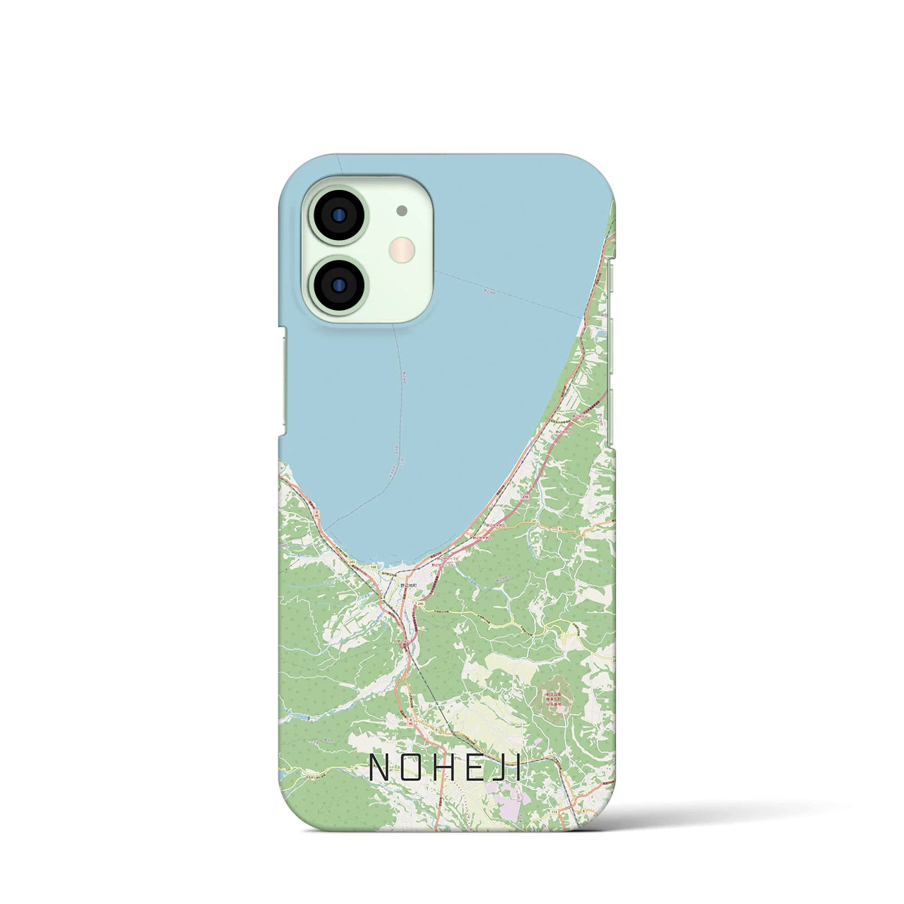 【野辺地(青森県)】地図柄iPhoneケース(バックカバータイプ)