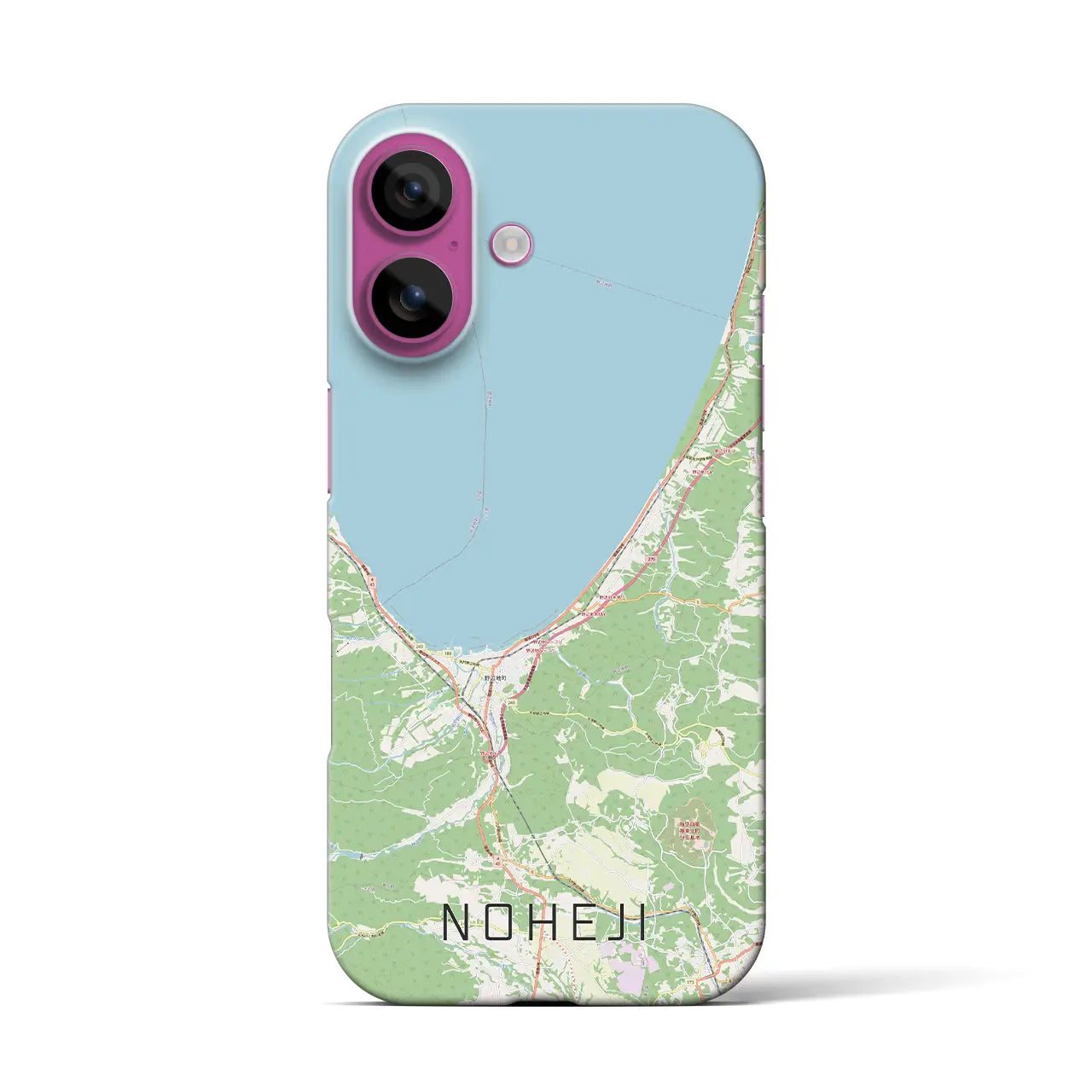 【野辺地(青森県)】地図柄iPhoneケース(バックカバータイプ)