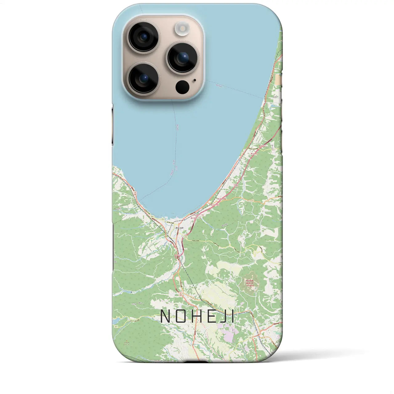 【野辺地(青森県)】地図柄iPhoneケース(バックカバータイプ)
