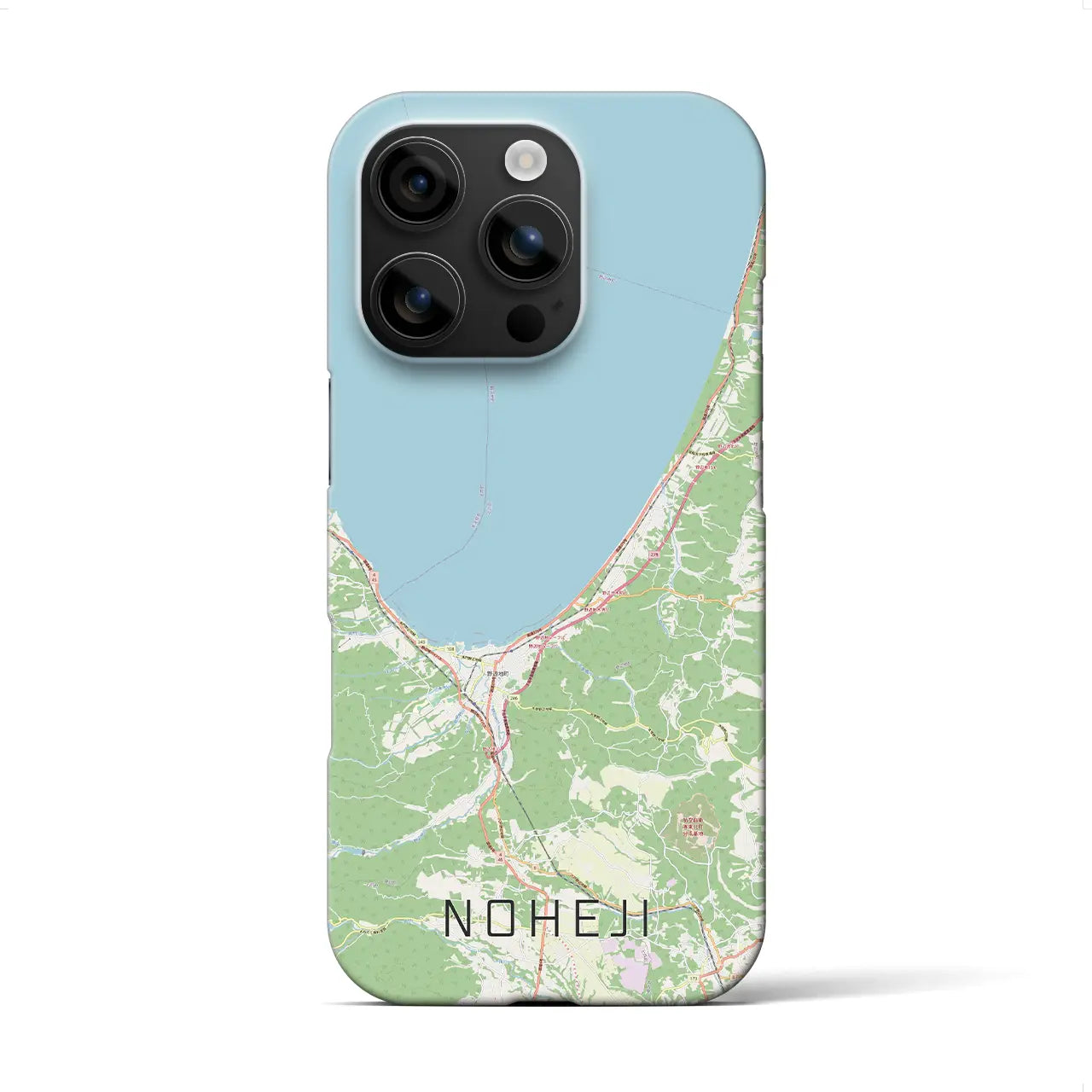 【野辺地(青森県)】地図柄iPhoneケース(バックカバータイプ)