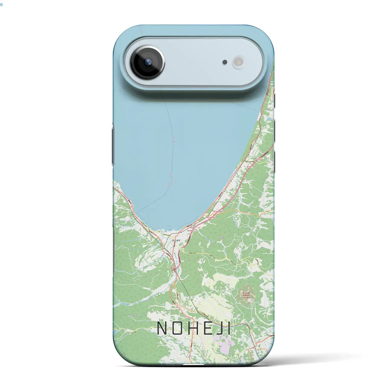 【野辺地(青森県)】地図柄iPhoneケース(バックカバータイプ)ナチュラル・iPhone 17 Pro Max 用