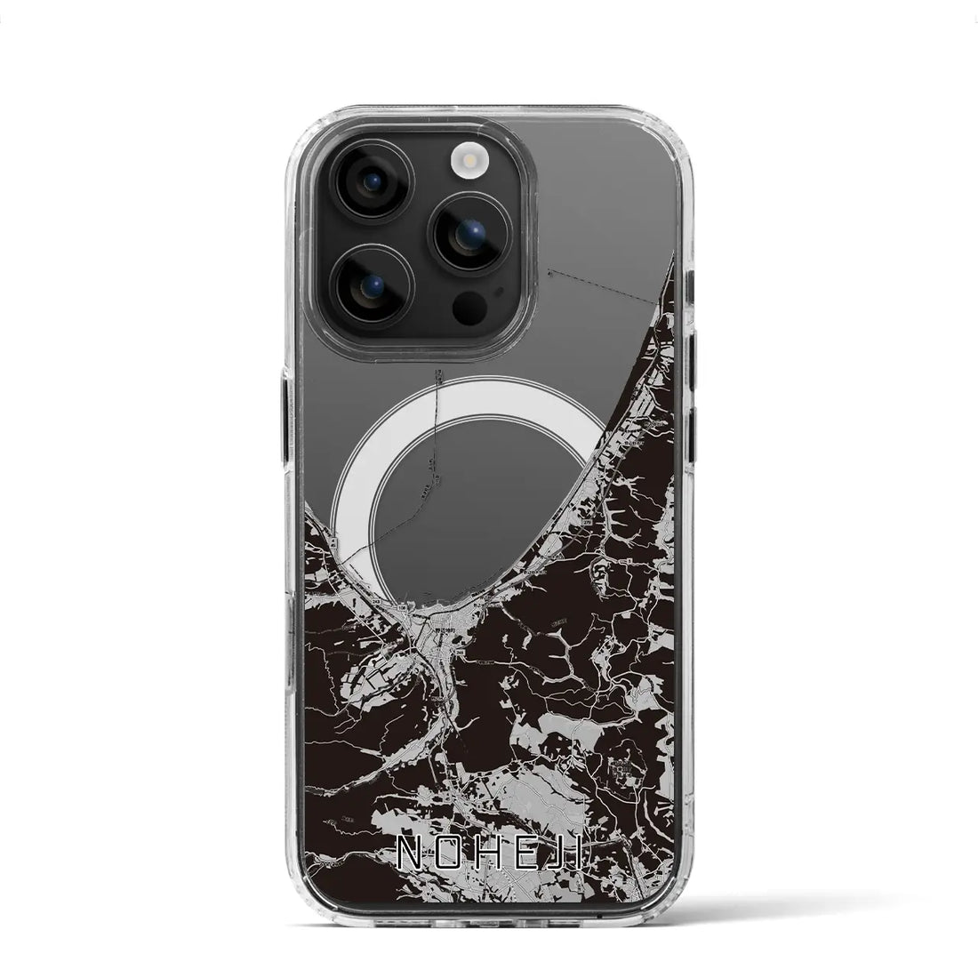 【野辺地(青森県)】地図柄iPhoneケース(MagSafeタイプ)