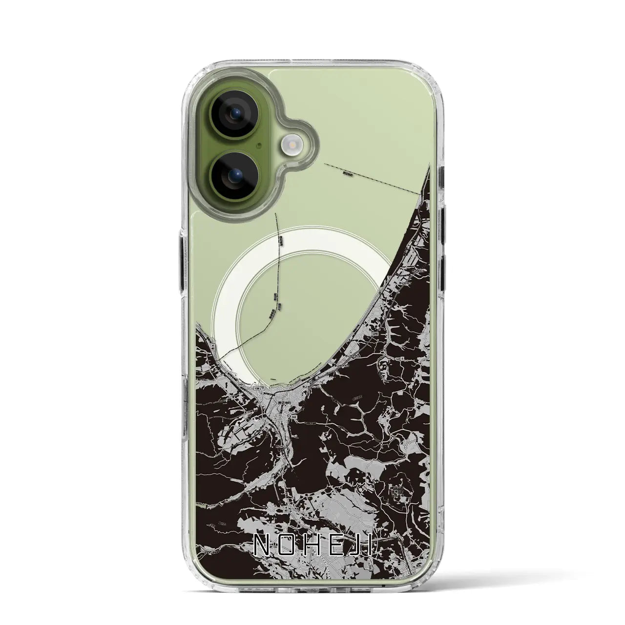 【野辺地(青森県)】地図柄iPhoneケース(MagSafeタイプ)