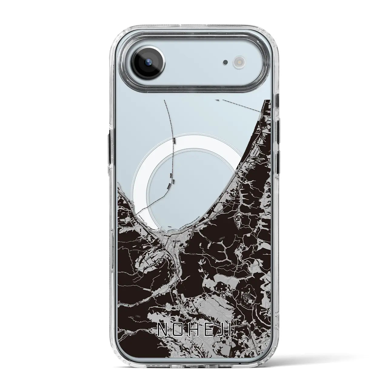 【野辺地(青森県)】地図柄iPhoneケース(MagSafeタイプ)