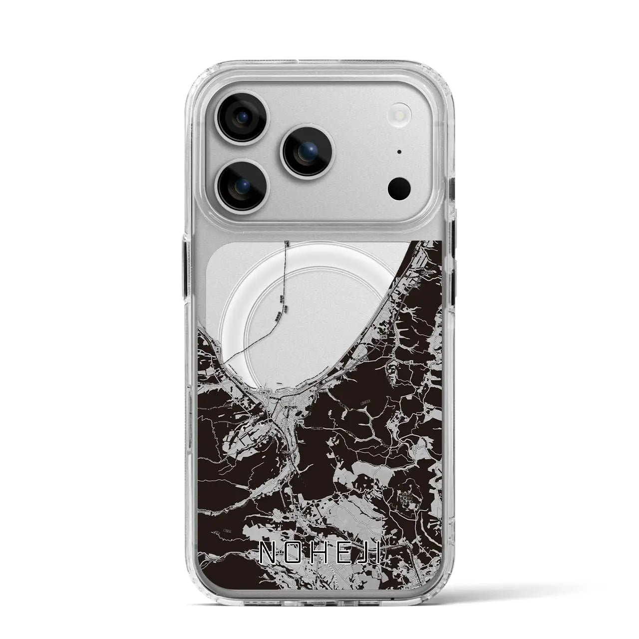 【野辺地(青森県)】地図柄iPhoneケース(MagSafeタイプ)