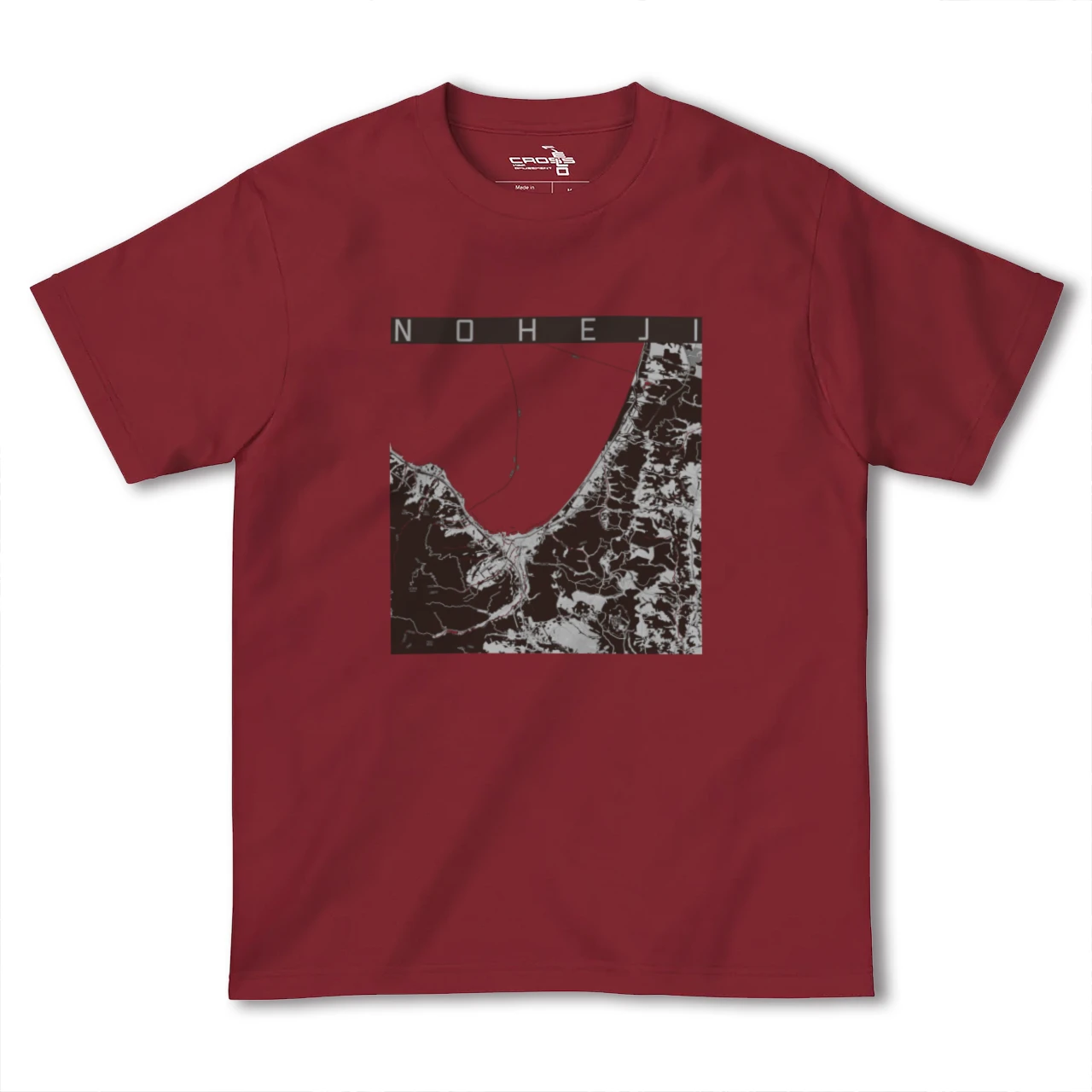 【野辺地(青森県)】地図柄ヘビーウェイトTシャツ