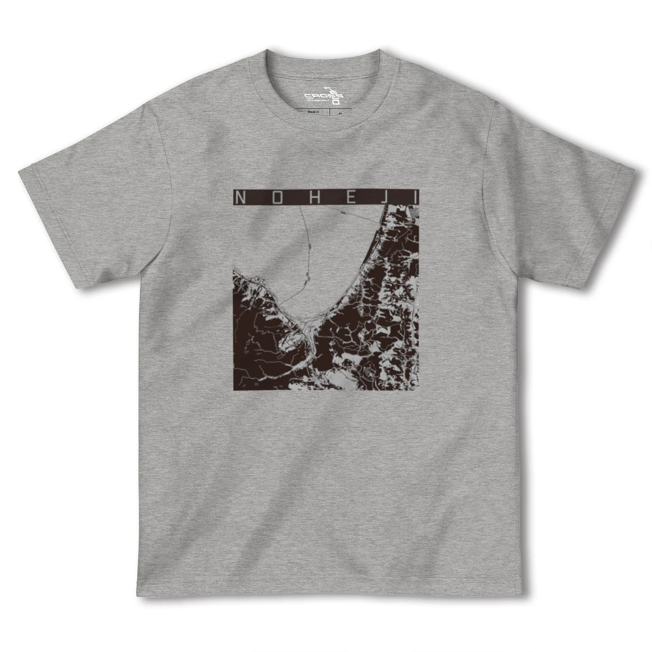 【野辺地(青森県)】地図柄ヘビーウェイトTシャツ