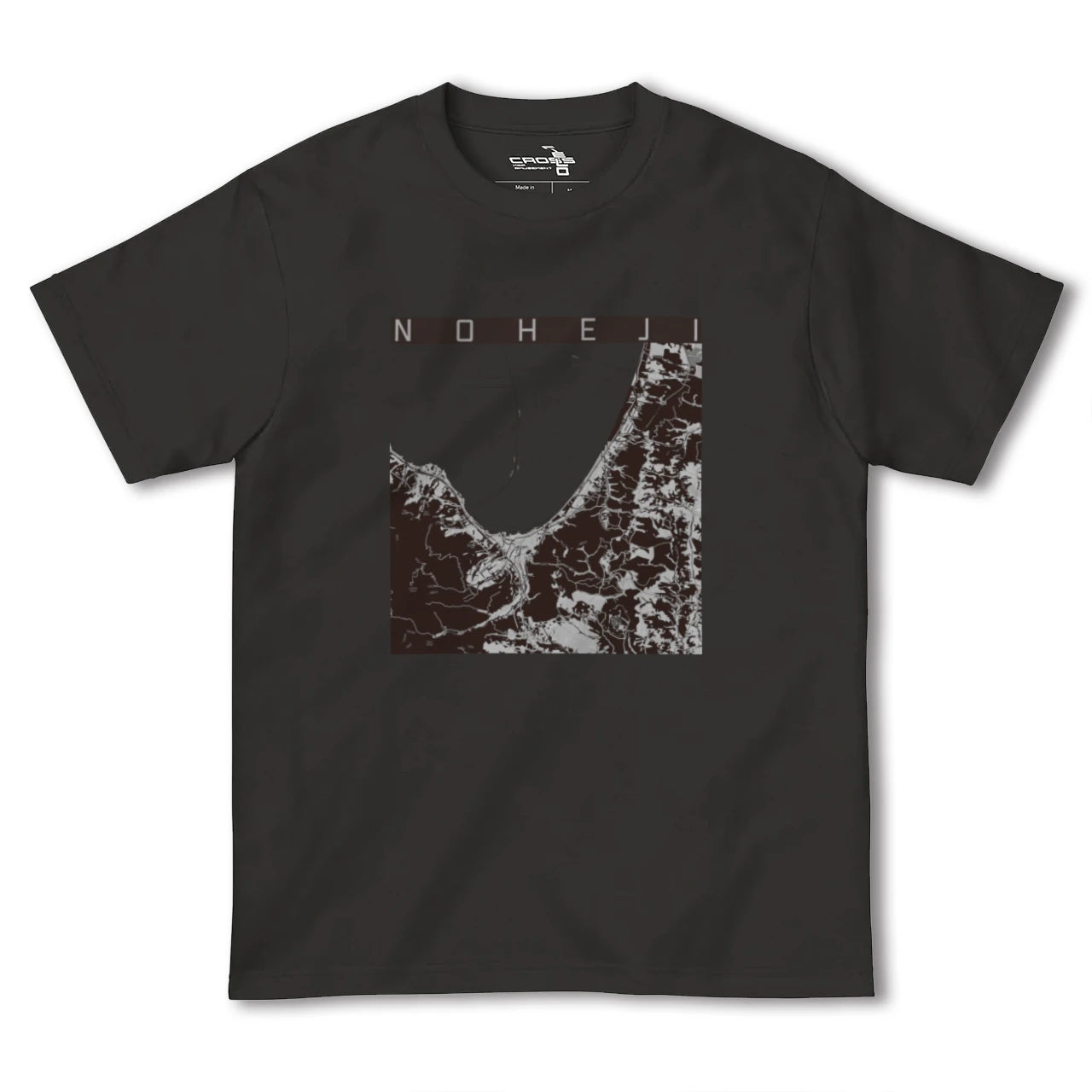 【野辺地(青森県)】地図柄ヘビーウェイトTシャツ