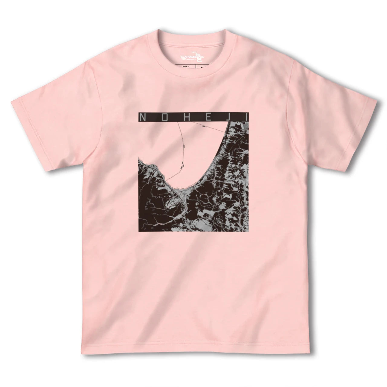 【野辺地(青森県)】地図柄ヘビーウェイトTシャツ