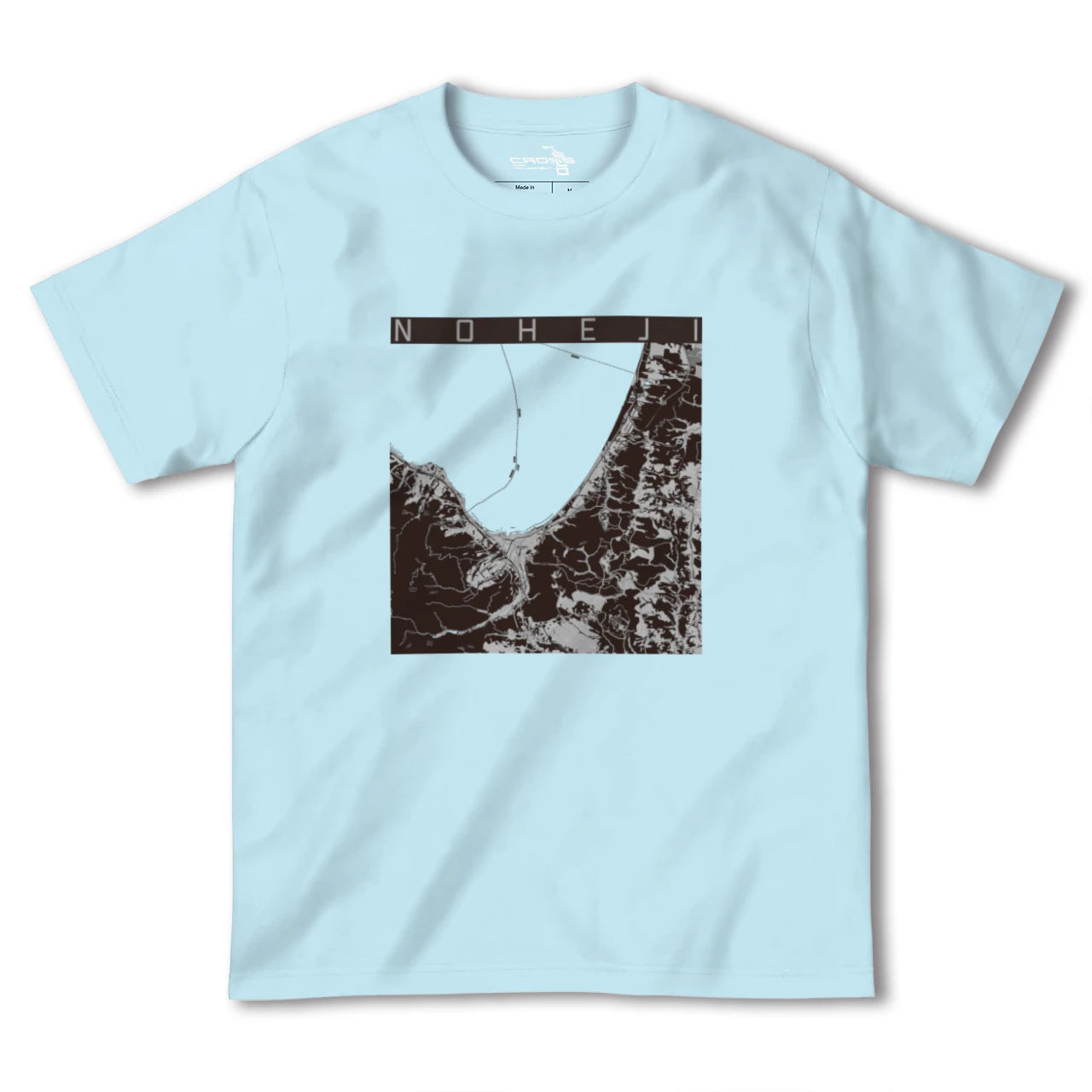 【野辺地(青森県)】地図柄ヘビーウェイトTシャツ