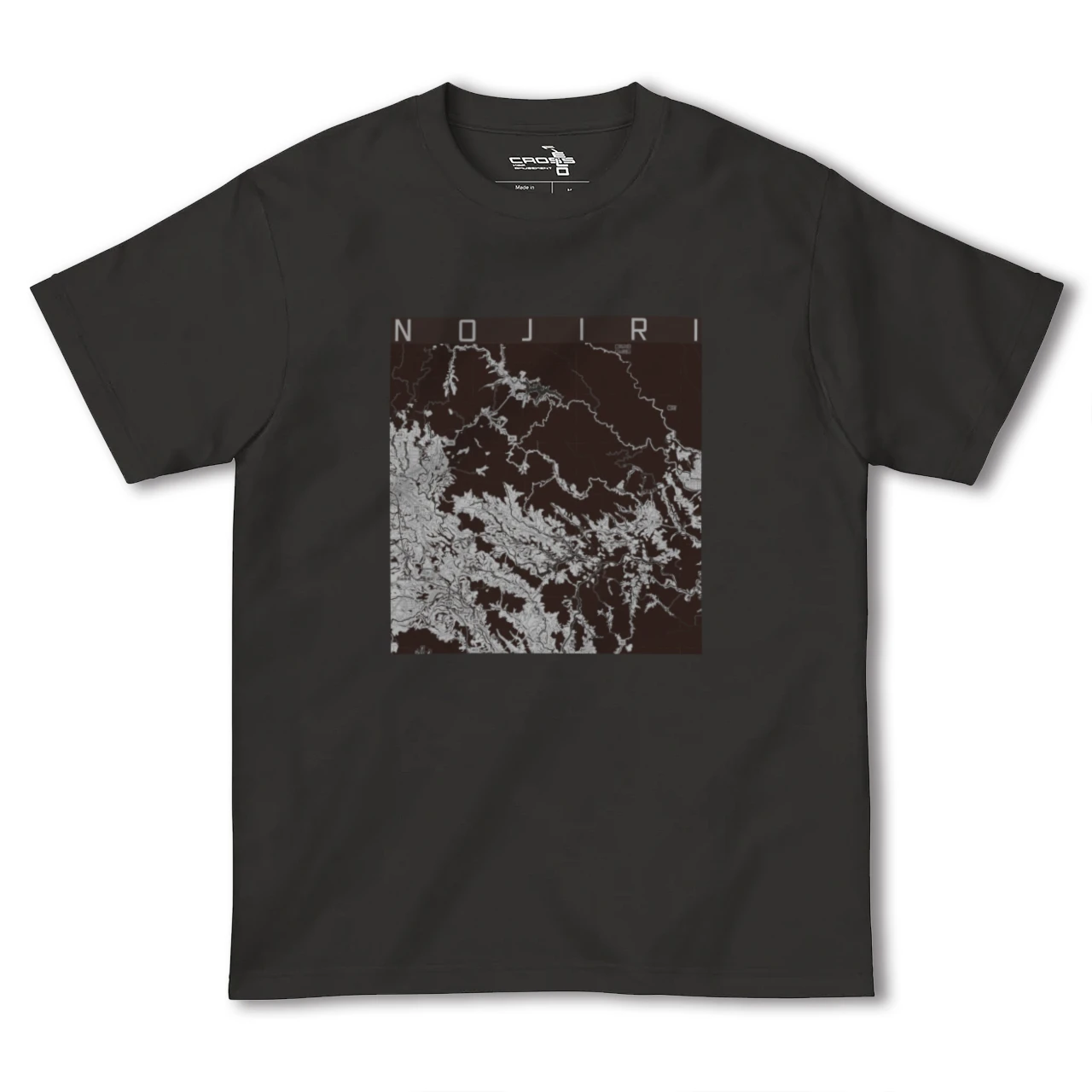 【野尻(宮崎県)】地図柄ヘビーウェイトTシャツ