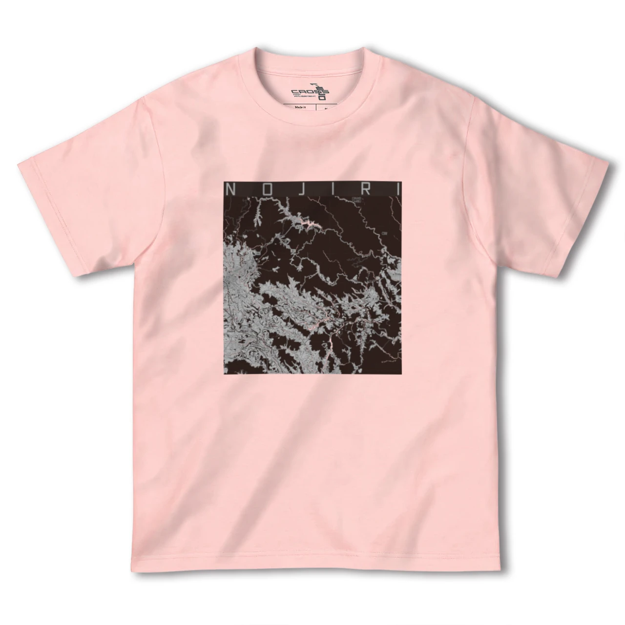 【野尻(宮崎県)】地図柄ヘビーウェイトTシャツ