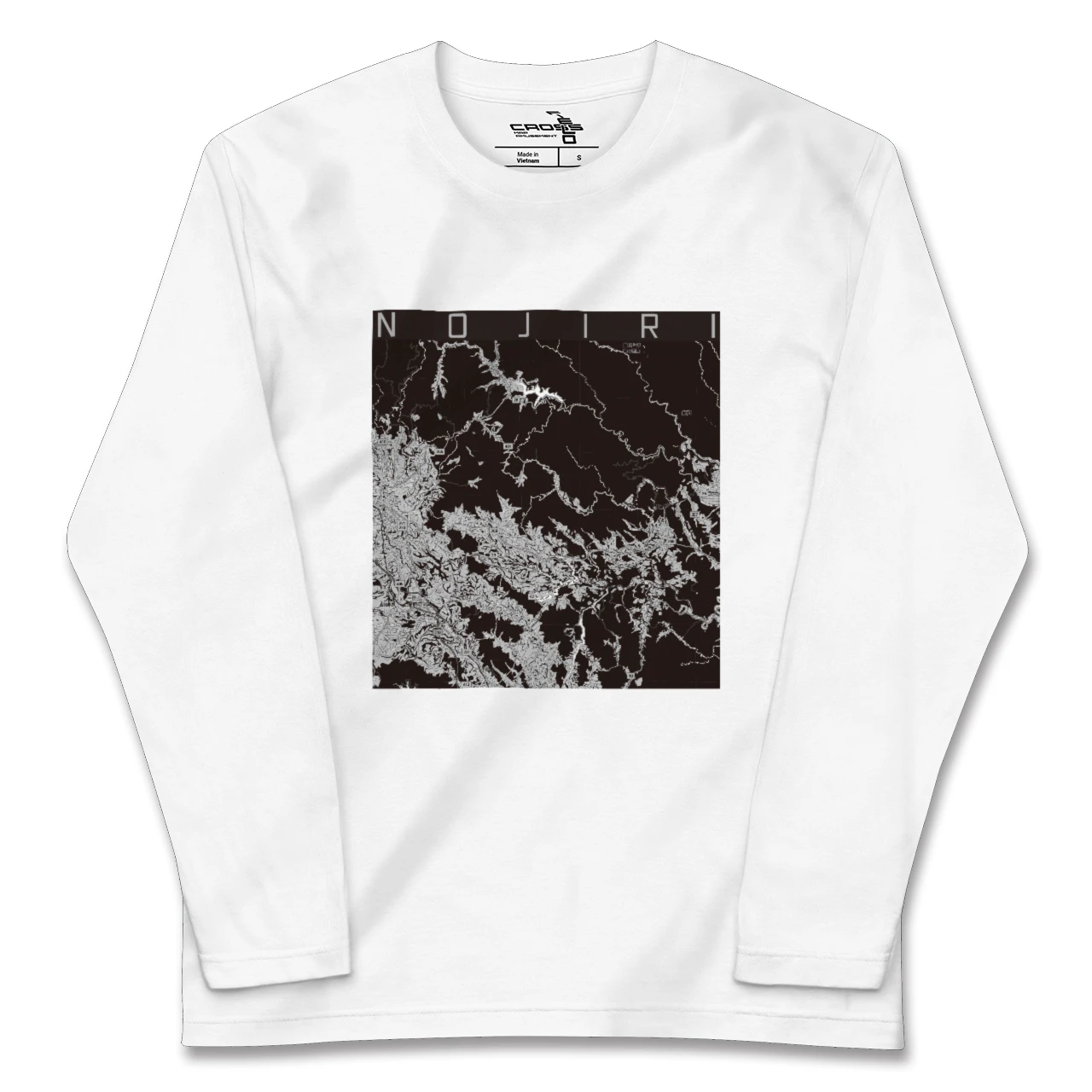【野尻(宮崎県)】地図柄ロングスリーブTシャツ