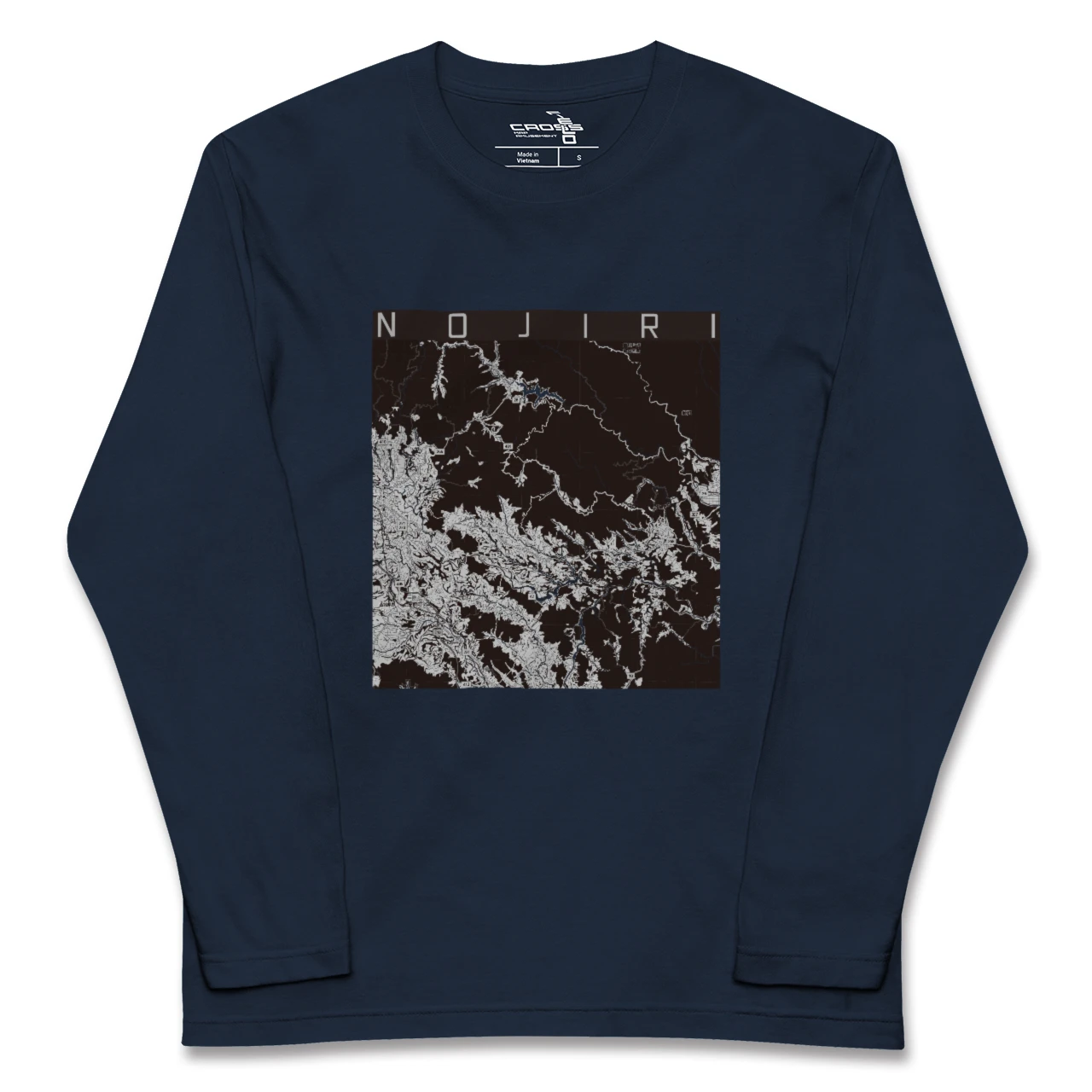 【野尻(宮崎県)】地図柄ロングスリーブTシャツ