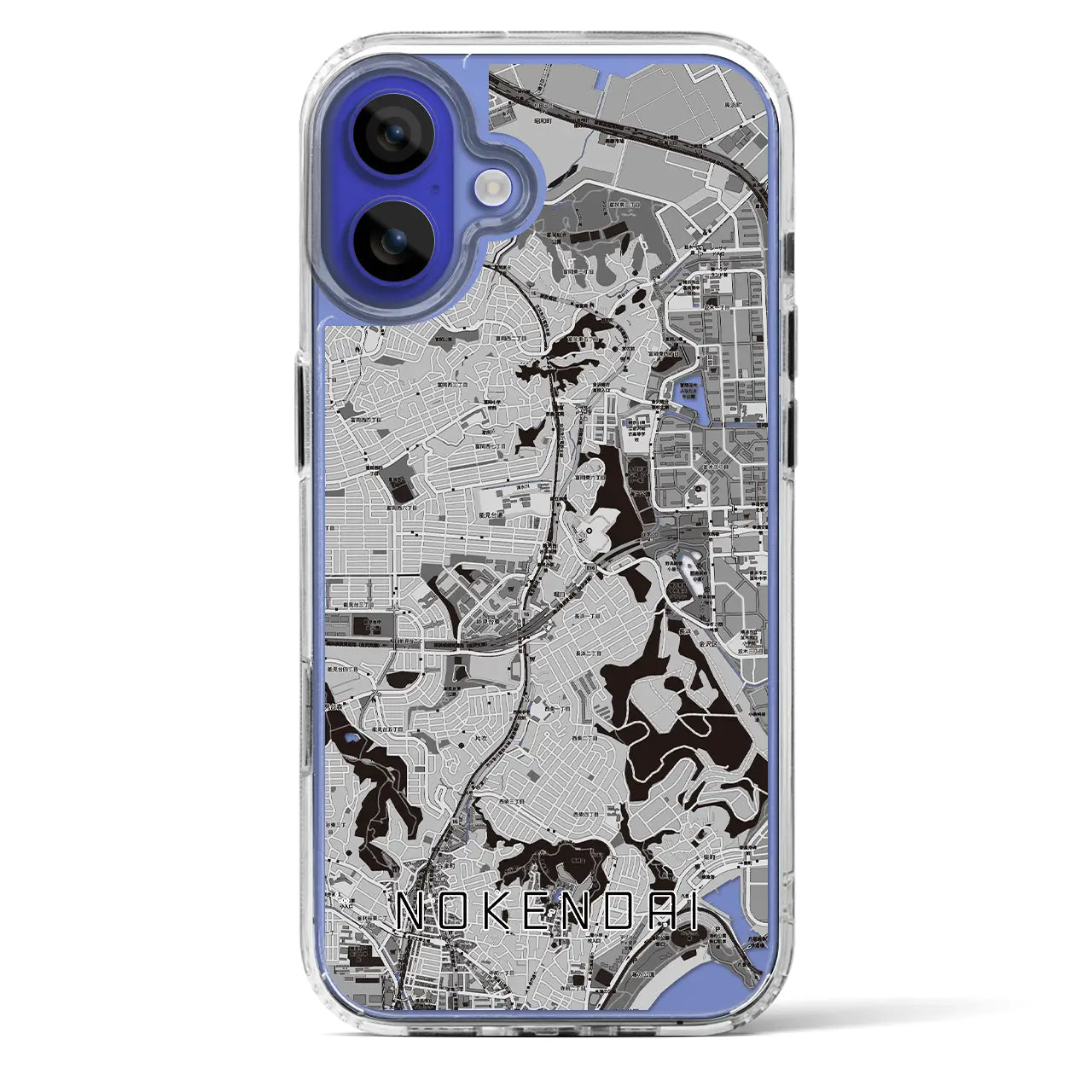 【能見台(神奈川県)】地図柄iPhoneケース(MagSafeタイプ)