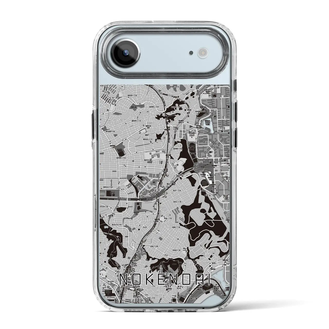 【能見台(神奈川県)】地図柄iPhoneケース(MagSafeタイプ)