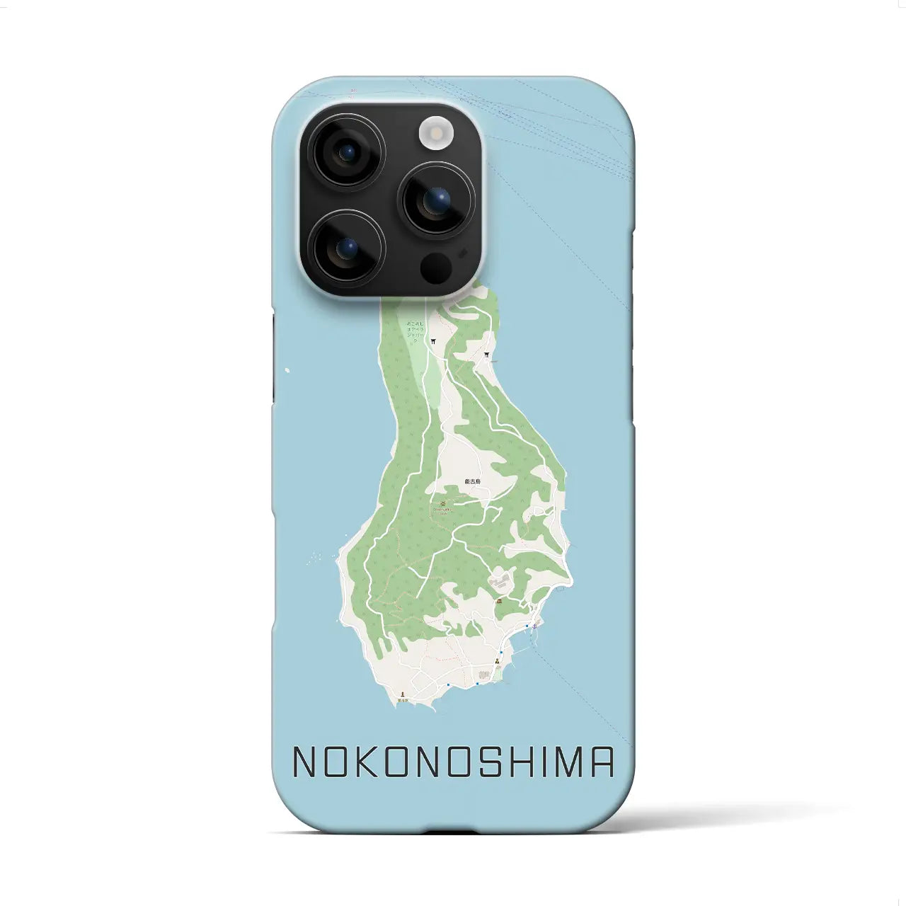 【能古島(福岡県)】地図柄iPhoneケース(バックカバータイプ)