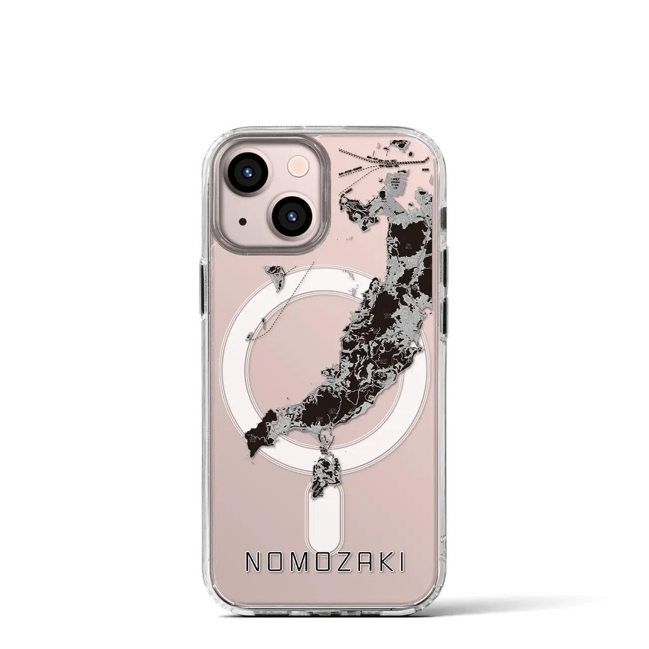 【野母崎(長崎県)】地図柄iPhoneケース(MagSafeタイプ)