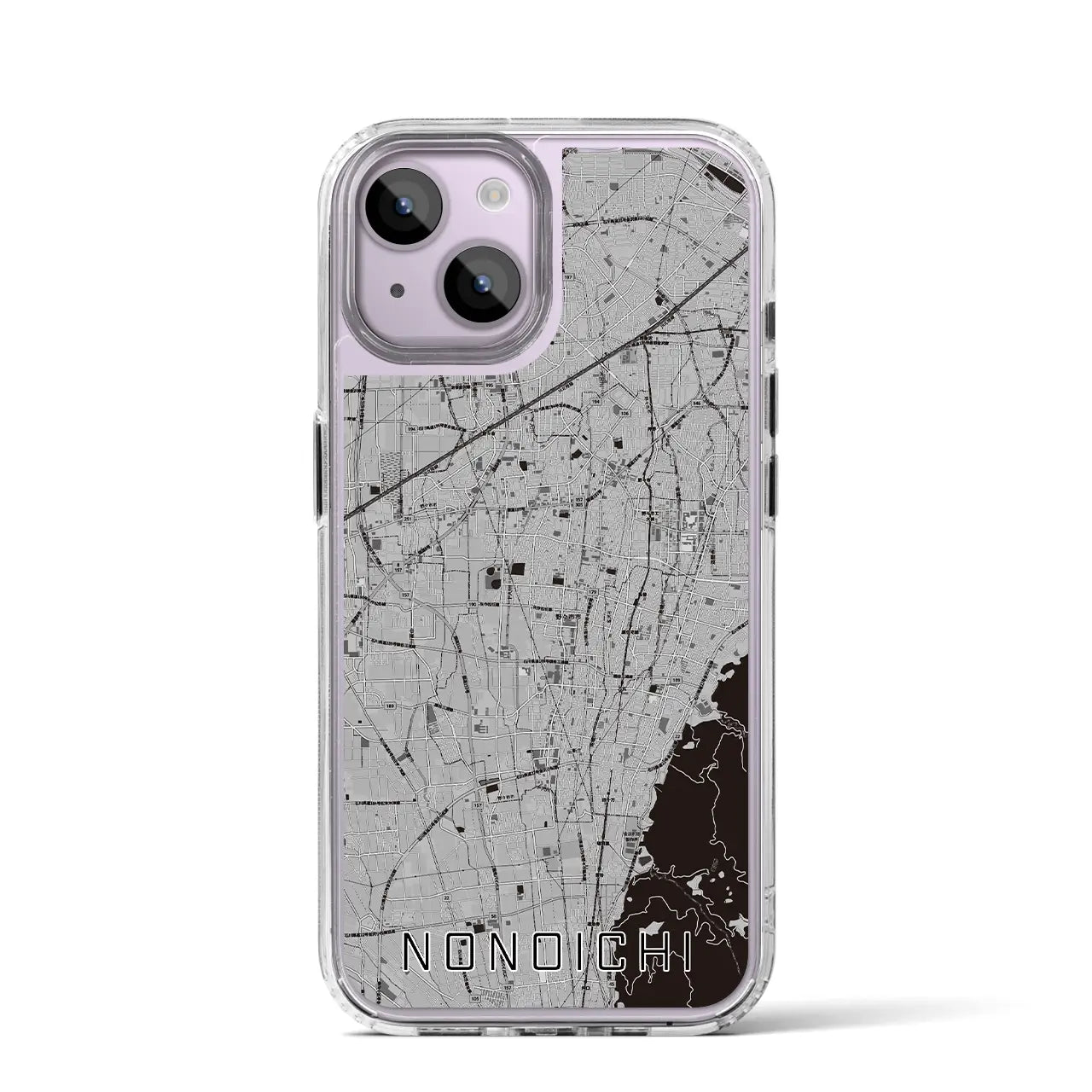 【野々市(石川県)】地図柄iPhoneケース(MagSafeタイプ)