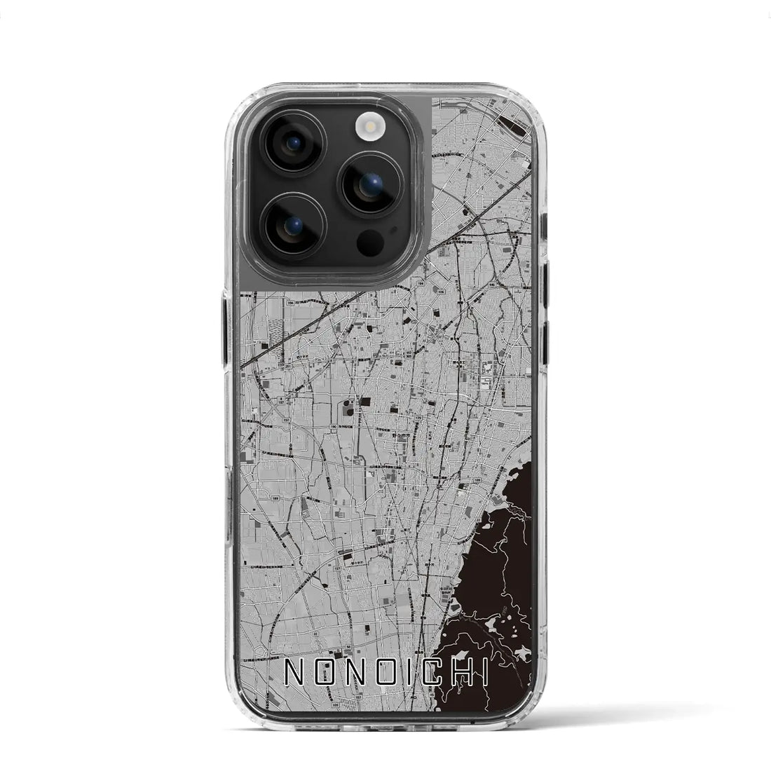 【野々市(石川県)】地図柄iPhoneケース(MagSafeタイプ)