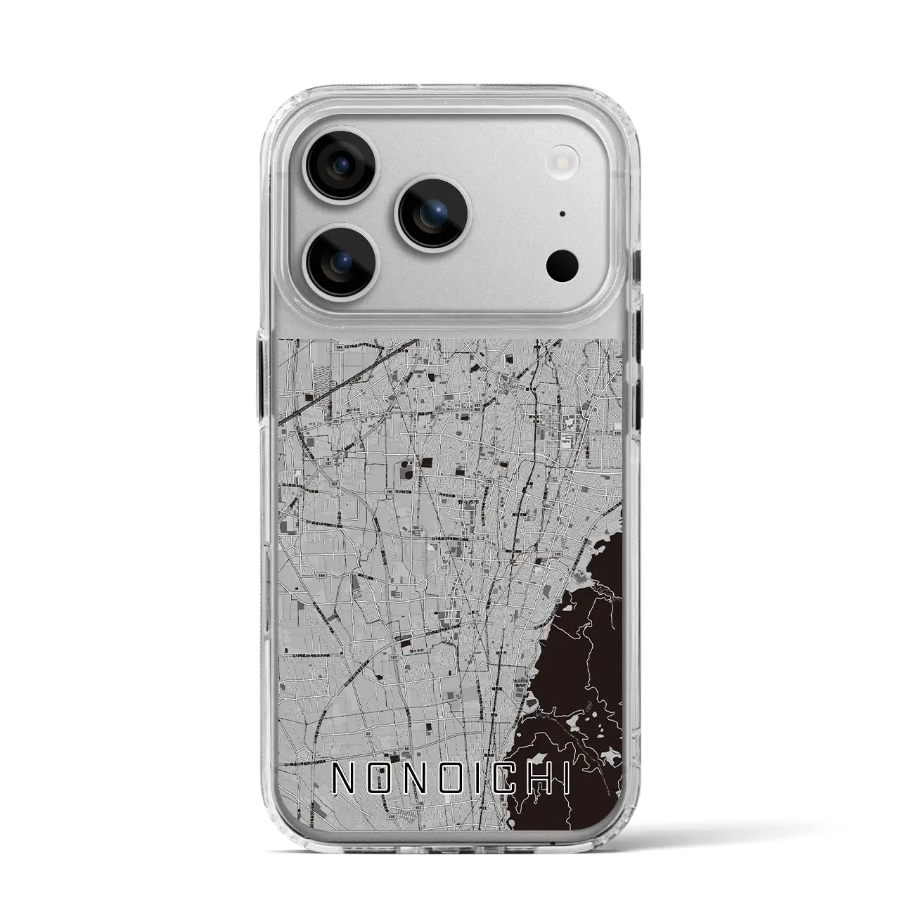 【野々市(石川県)】地図柄iPhoneケース(MagSafeタイプ)