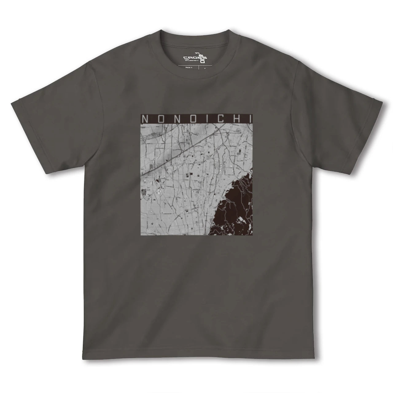 【野々市(石川県)】地図柄ヘビーウェイトTシャツ