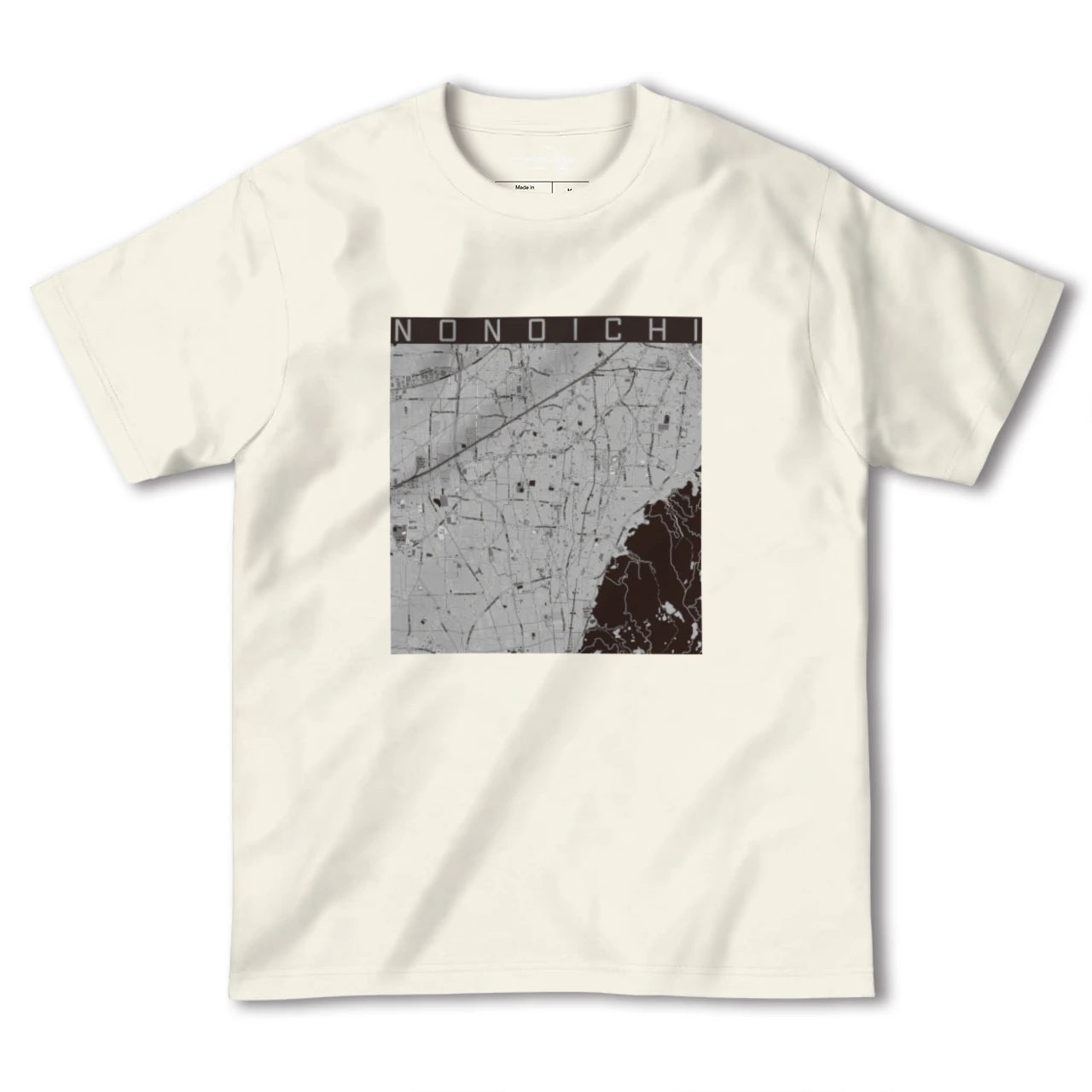 【野々市(石川県)】地図柄ヘビーウェイトTシャツ