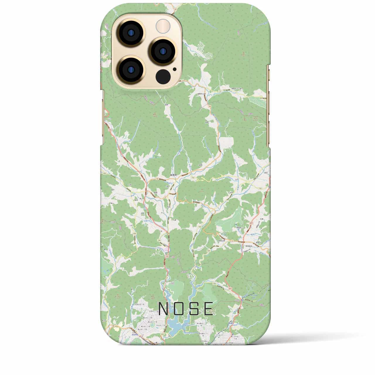 【能勢(大阪府)】地図柄iPhoneケース(バックカバータイプ)