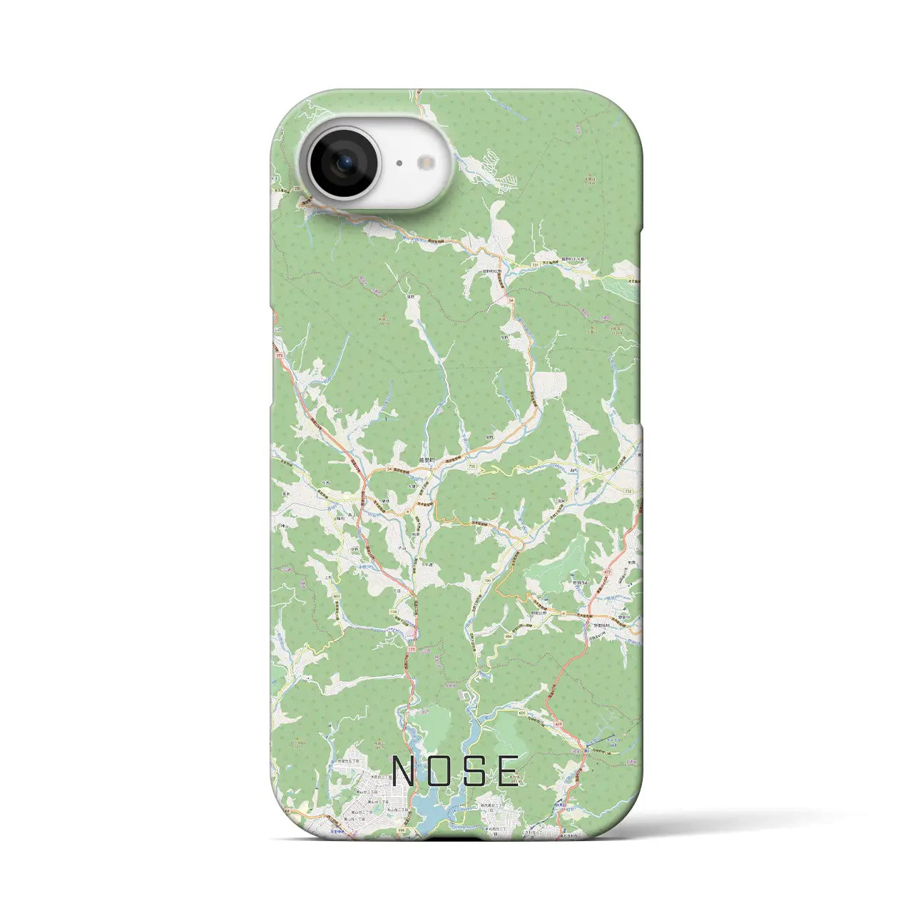 【能勢(大阪府)】地図柄iPhoneケース(バックカバータイプ)
