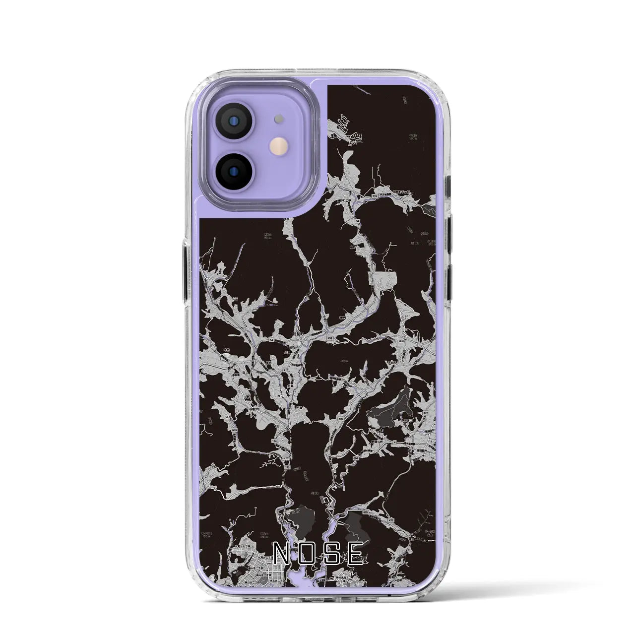 【能勢(大阪府)】地図柄iPhoneケース(MagSafeタイプ)