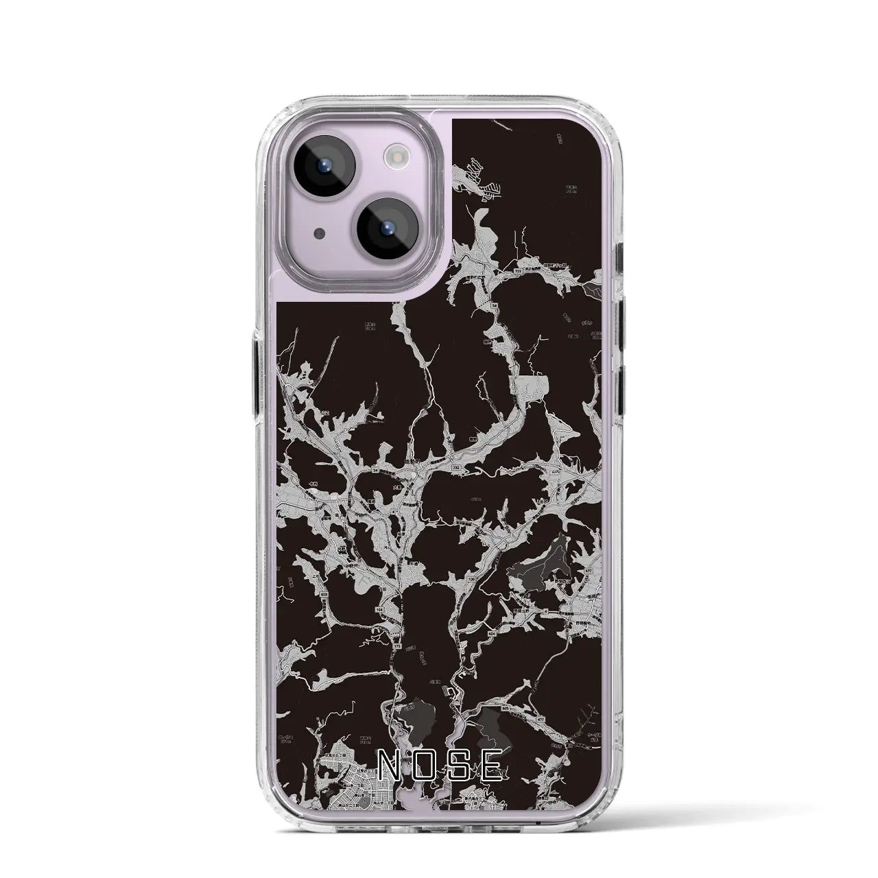 【能勢(大阪府)】地図柄iPhoneケース(MagSafeタイプ)