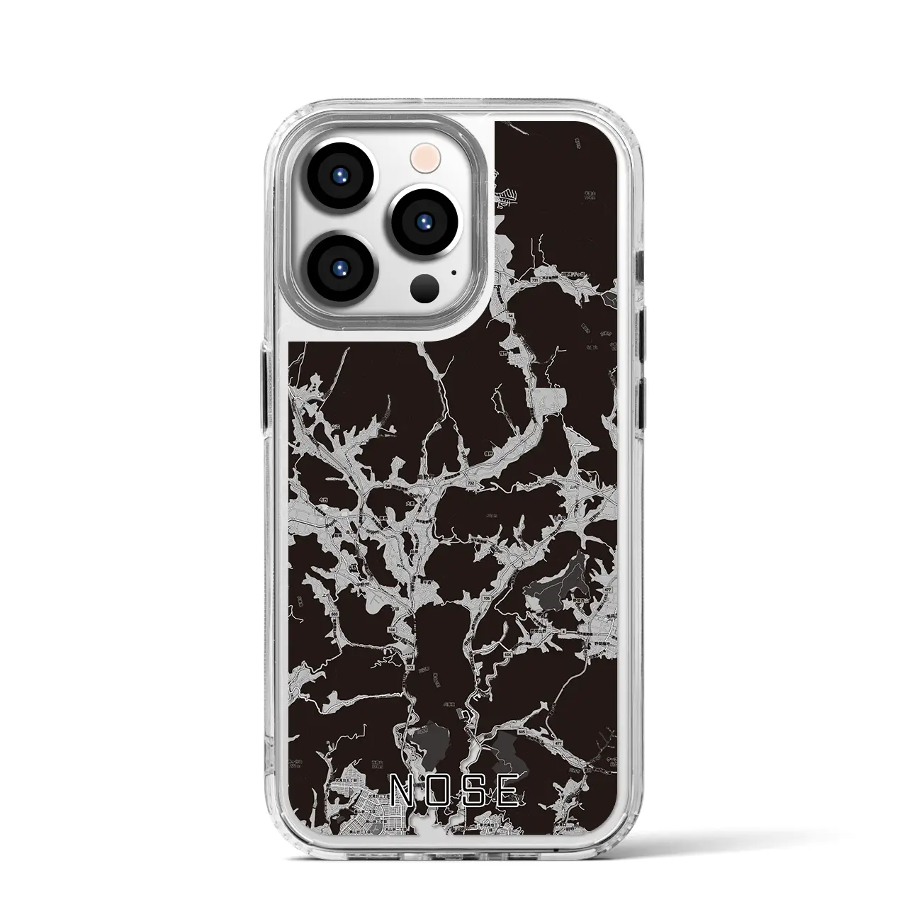 【能勢(大阪府)】地図柄iPhoneケース(MagSafeタイプ)