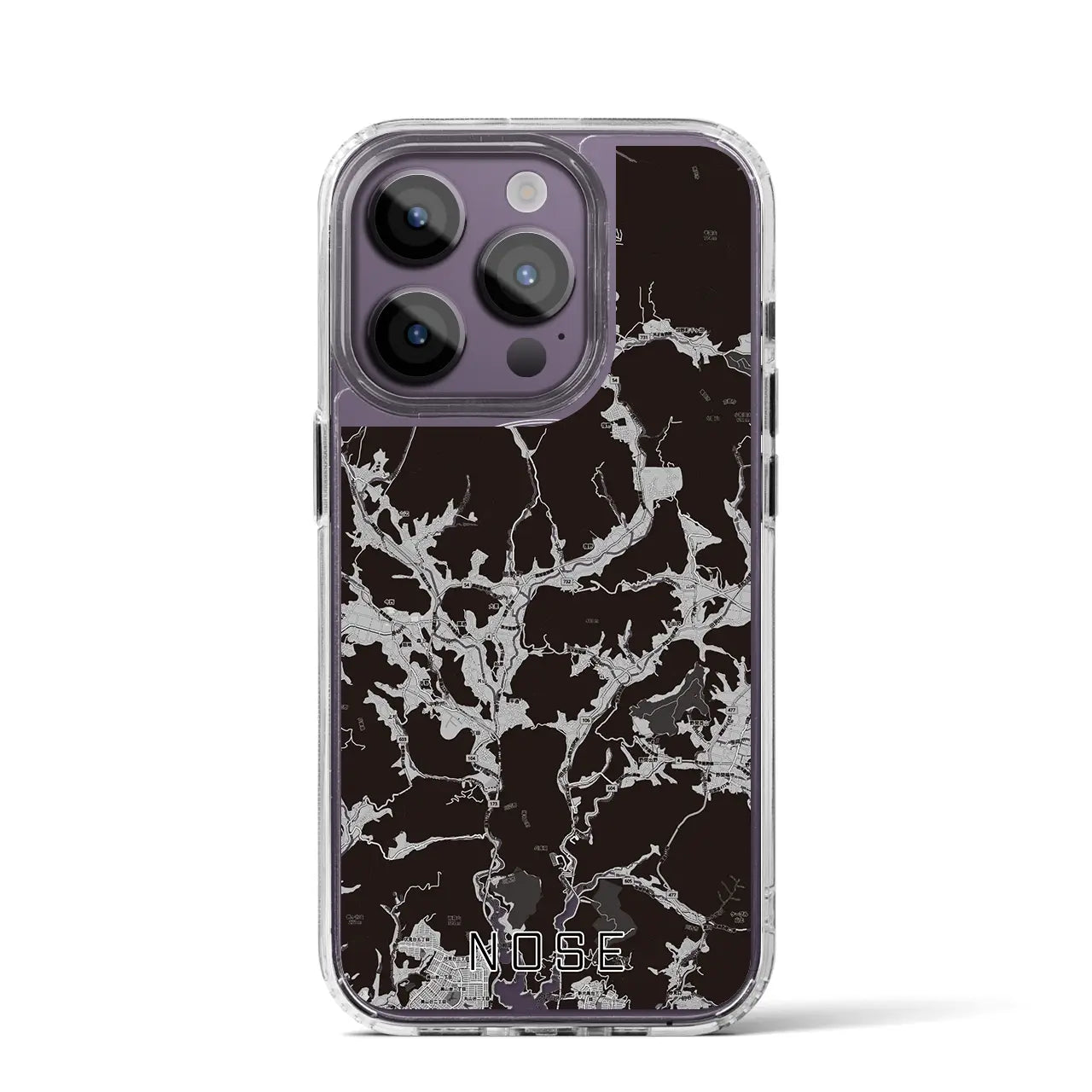 【能勢(大阪府)】地図柄iPhoneケース(MagSafeタイプ)