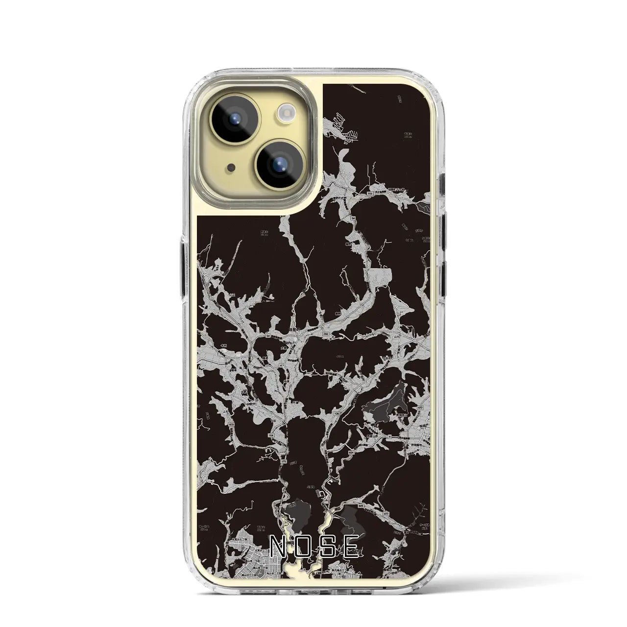 【能勢(大阪府)】地図柄iPhoneケース(MagSafeタイプ)