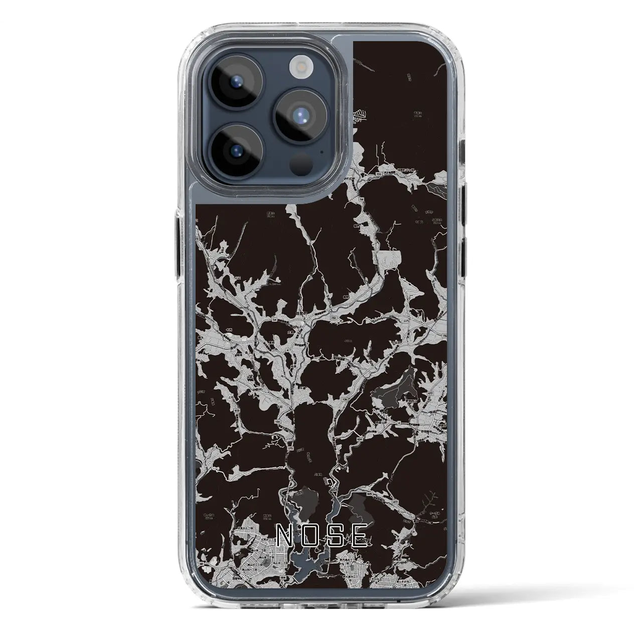 【能勢(大阪府)】地図柄iPhoneケース(MagSafeタイプ)