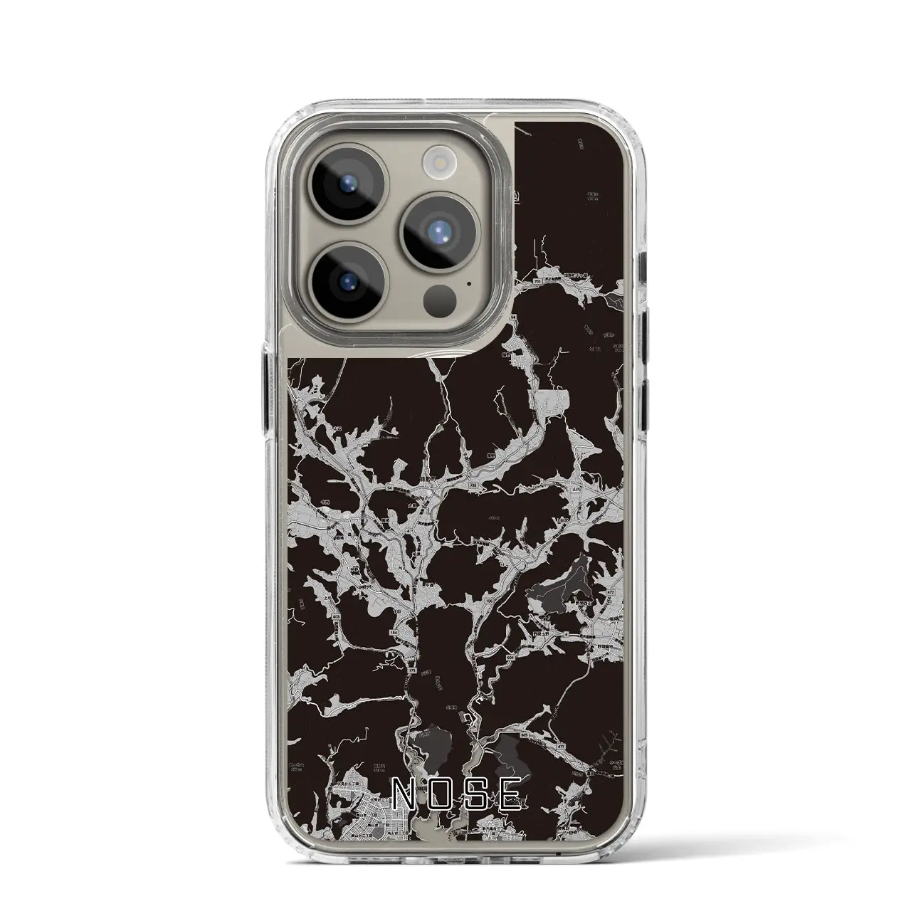 【能勢(大阪府)】地図柄iPhoneケース(MagSafeタイプ)