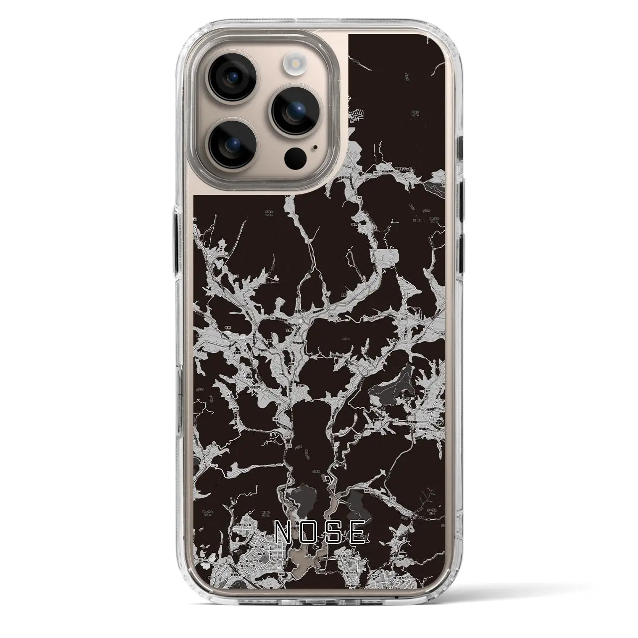 【能勢(大阪府)】地図柄iPhoneケース(MagSafeタイプ)