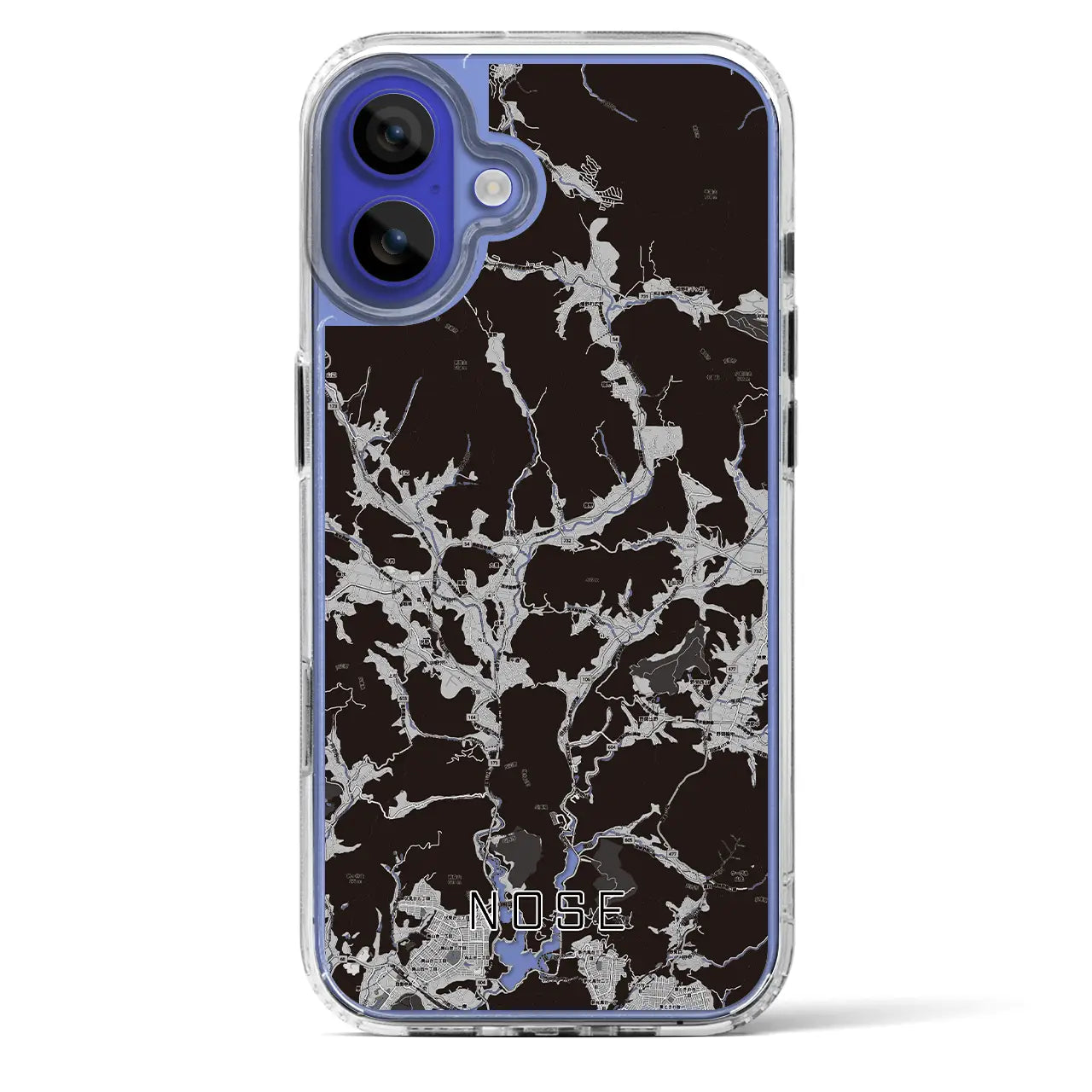 【能勢(大阪府)】地図柄iPhoneケース(MagSafeタイプ)