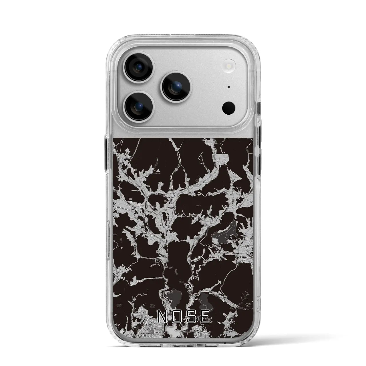 【能勢(大阪府)】地図柄iPhoneケース(MagSafeタイプ)