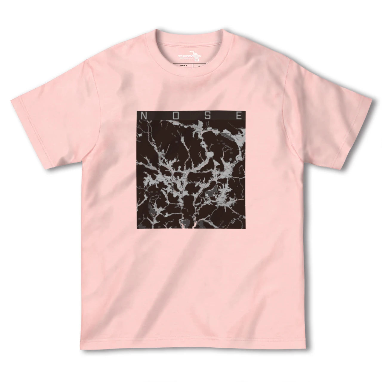 【能勢(大阪府)】地図柄ヘビーウェイトTシャツ