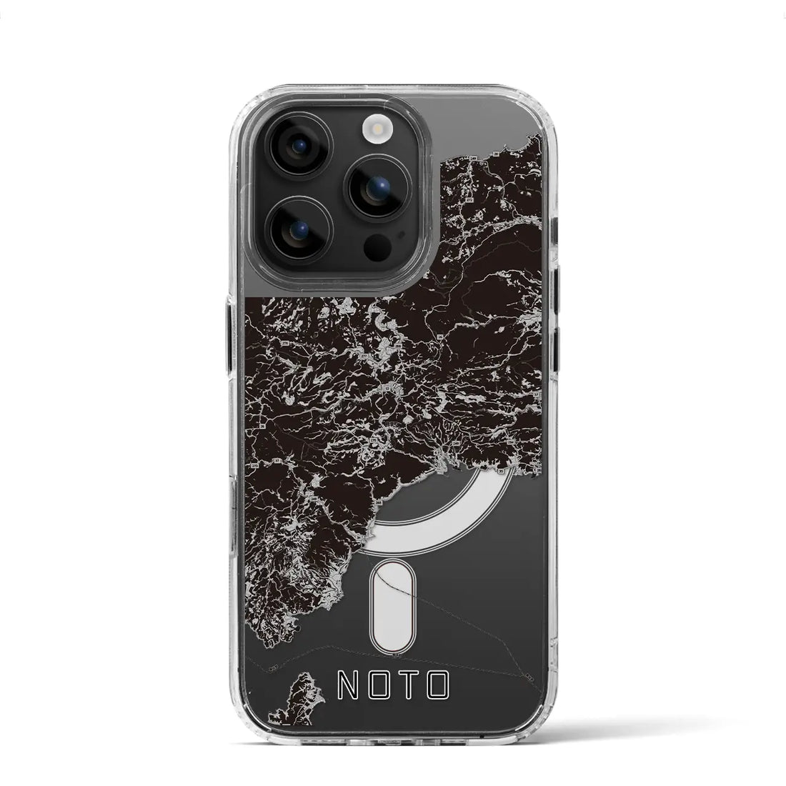 【能登(石川県)】地図柄iPhoneケース(MagSafeタイプ)