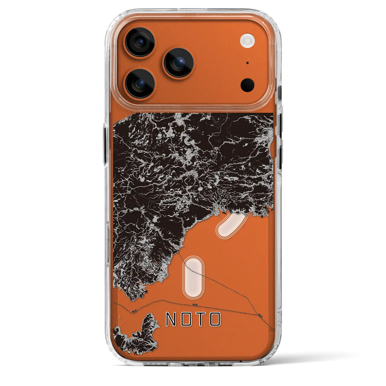 【能登(石川県)】地図柄iPhoneケース(MagSafeタイプ)