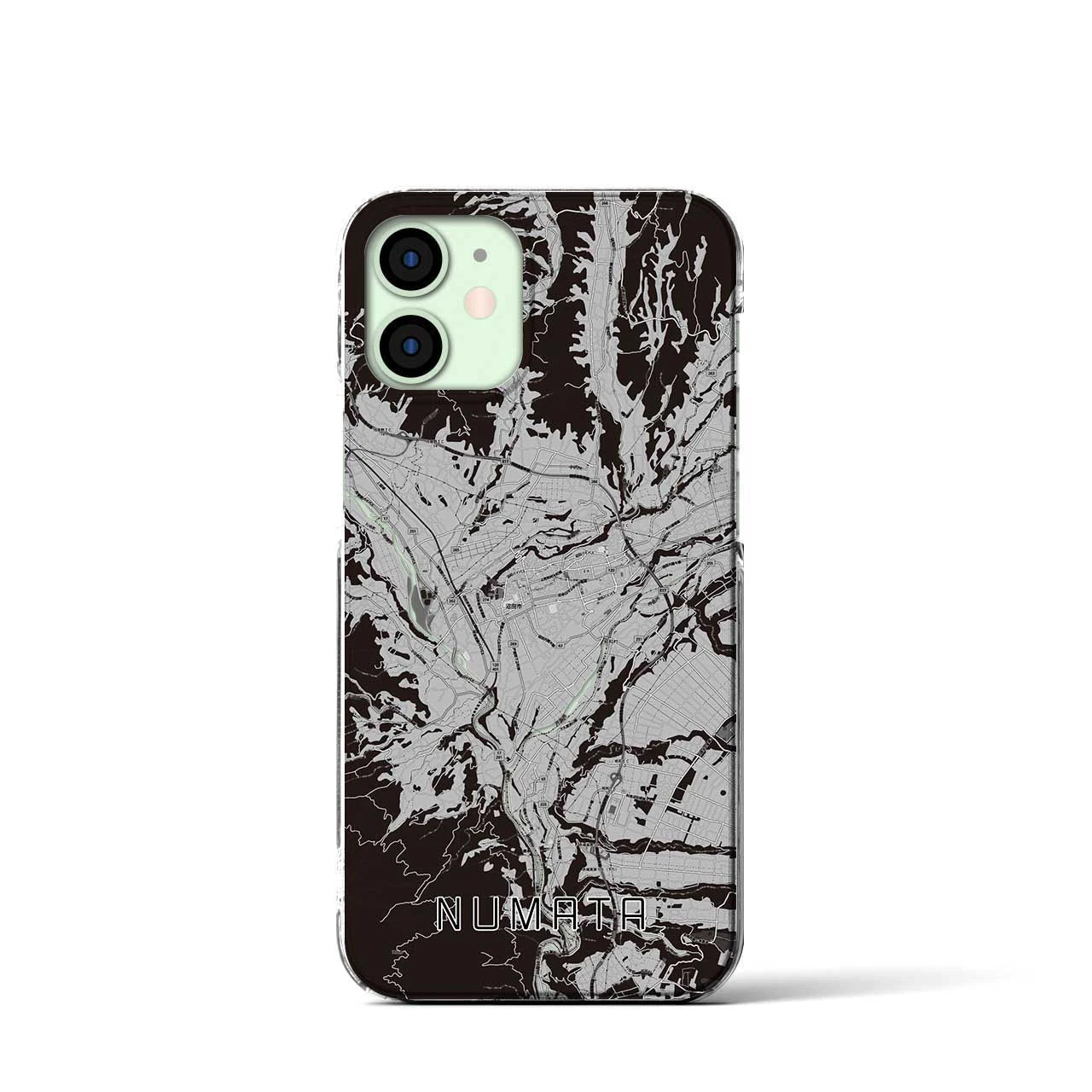 【沼田(群馬県)】地図柄iPhoneケース(クリアタイプ)